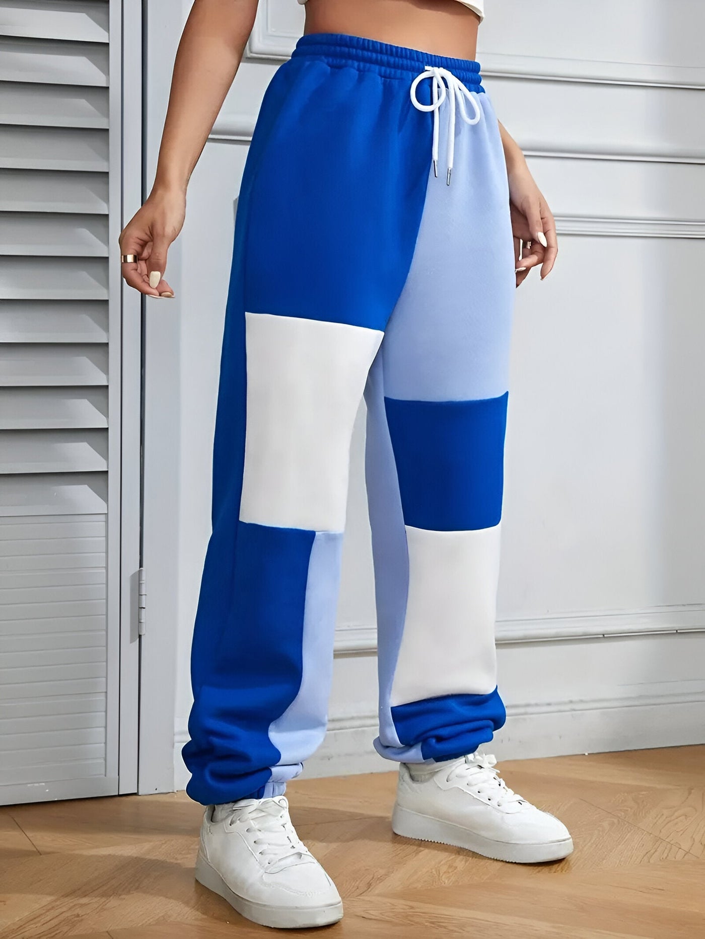Nele | Color-Block Lockere Jogginghosen – Komfort trifft Stil
