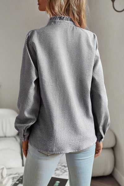 Iris® | Gerüschtes Langarmoberteil