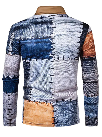 Zerem – Langarmhemd mit Farbblock und Reißverschluss