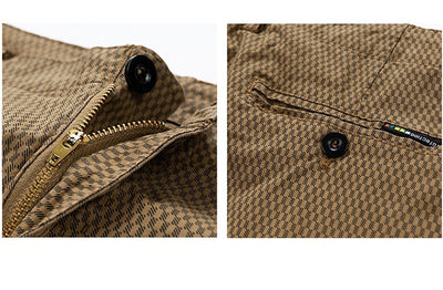 Trevor – Sommer Herren Retro Gestreifte Cargo-Shorts