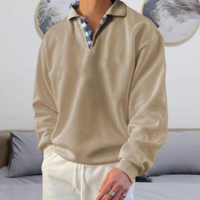 Pullover mit Knöpfen für Männer