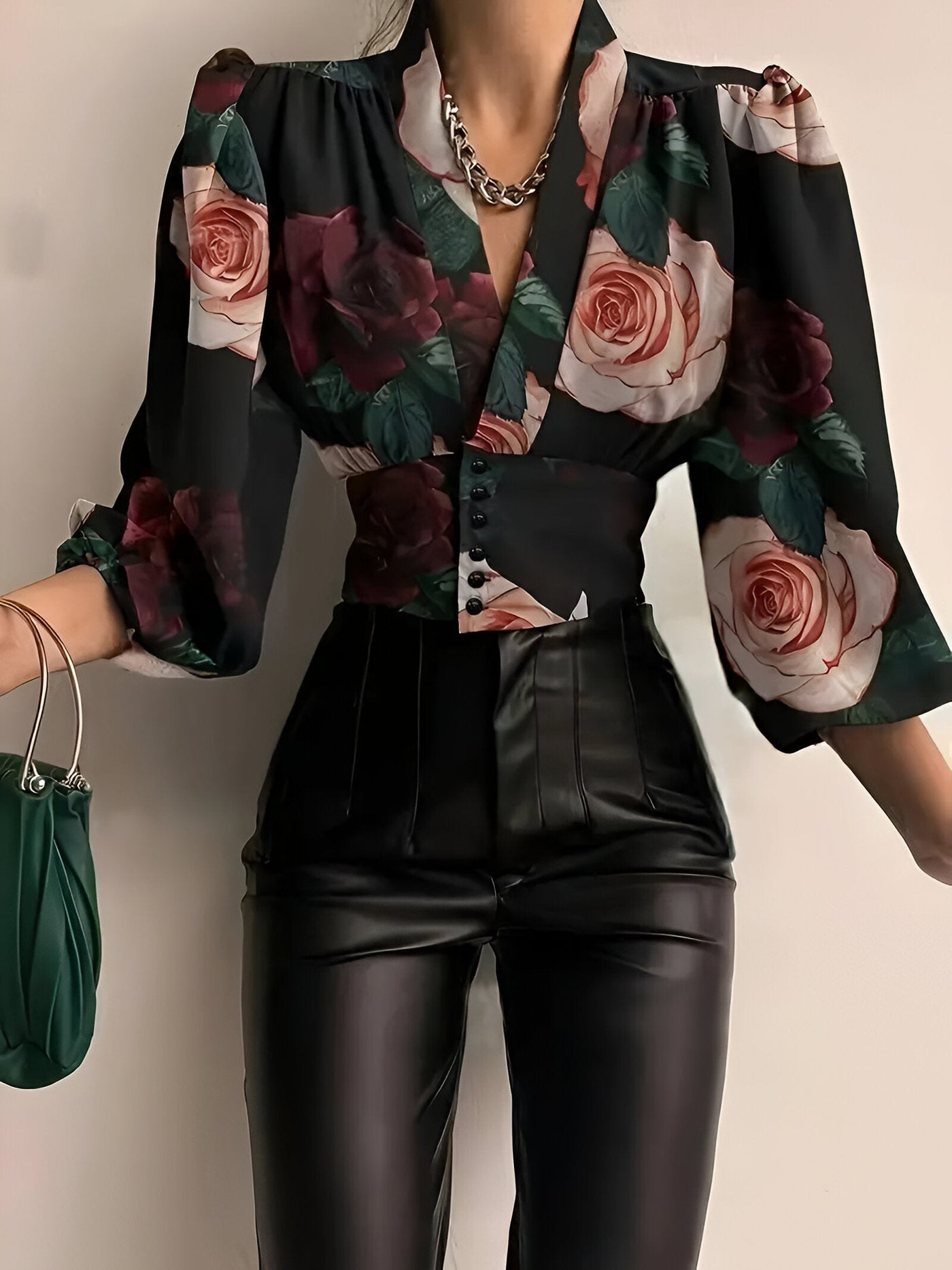 Rosali | Elegante Bluse mit floralem Muster