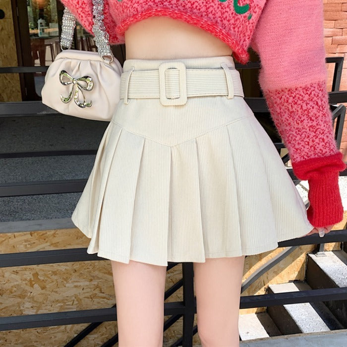 Emily – Faltenrock aus Cord