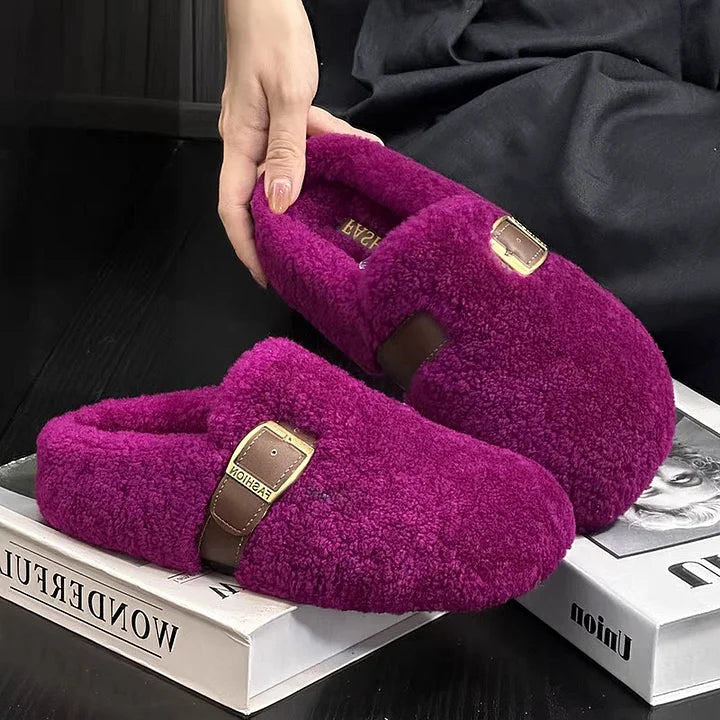 Zilvia – Warme Lammwoll Schuhe Im Märchenstil