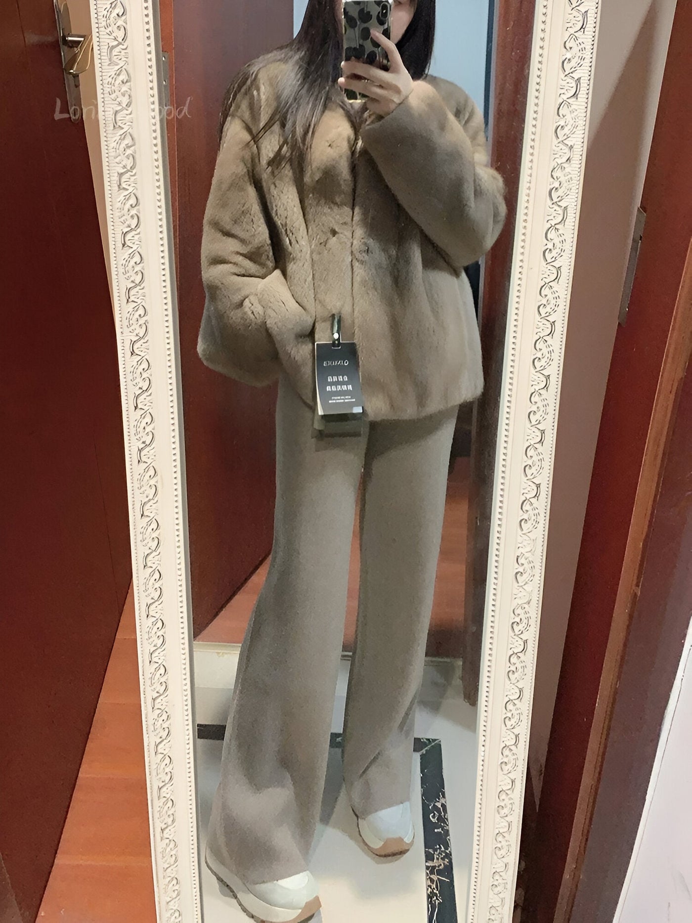 Cornelia | Gemütliche Wollstrick-Hosen mit weitem Bein