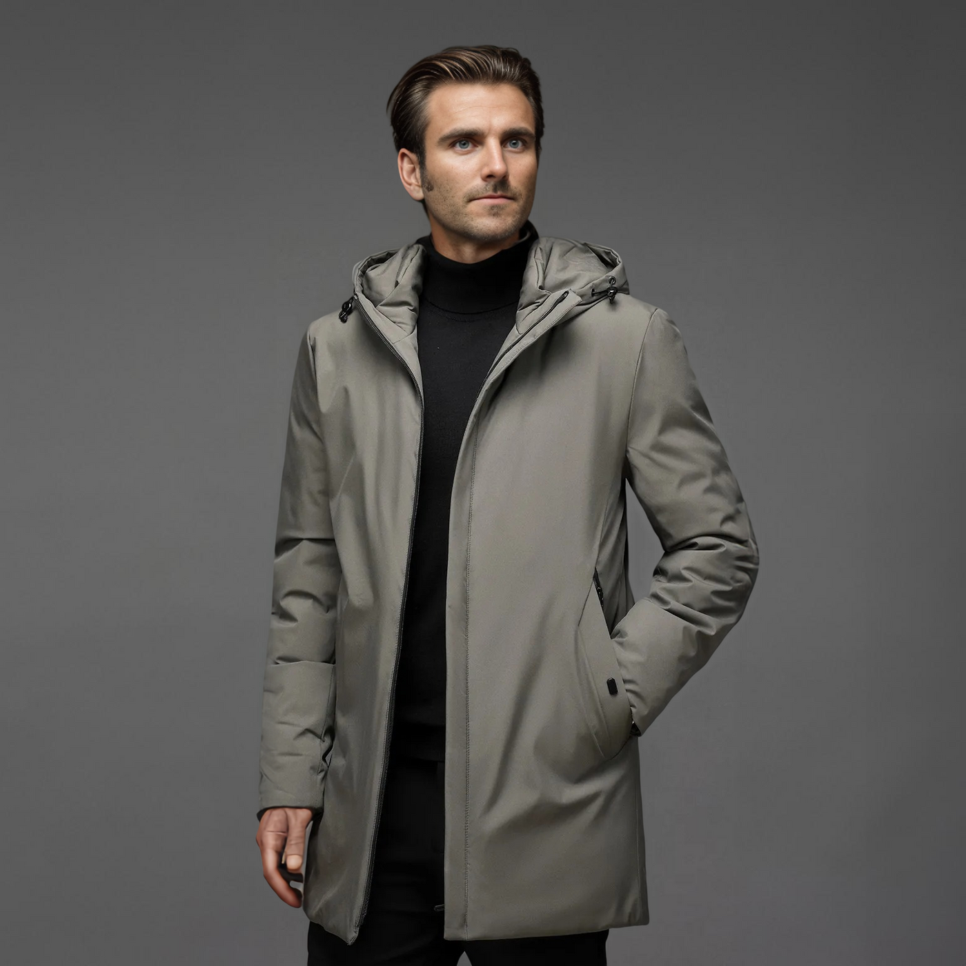 Carl | Slim Fit Lange Jacke