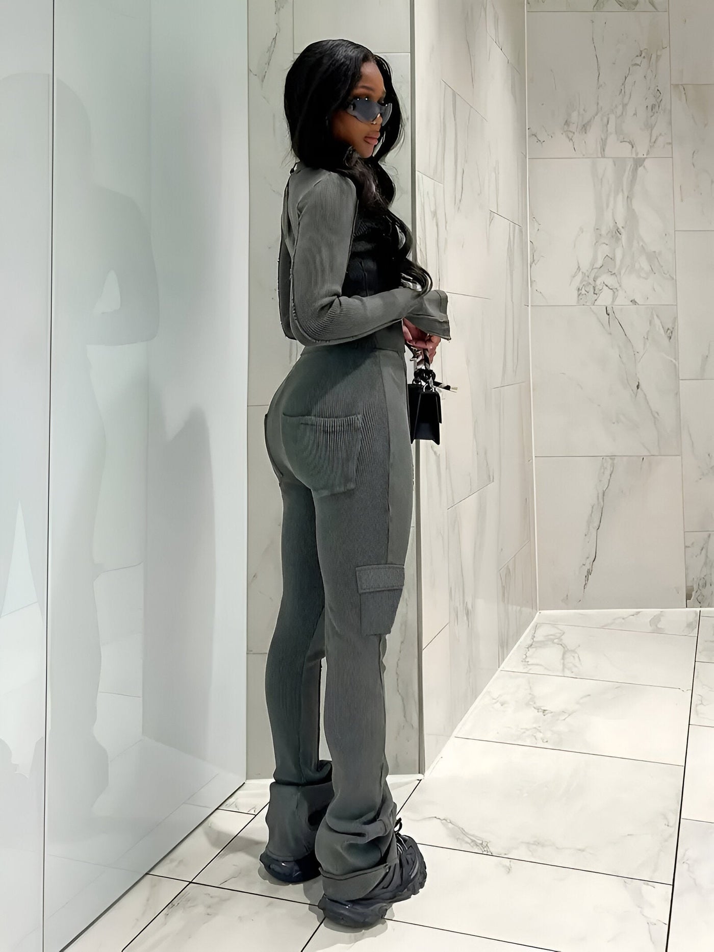 Nicole | Bequeme High-Waist Flare-Leggings