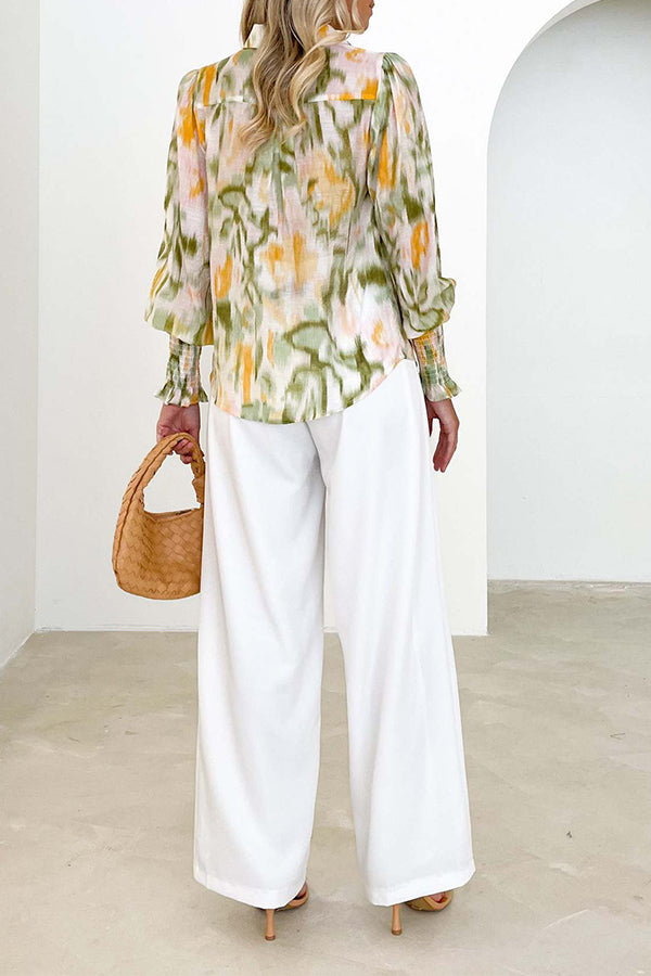 Mabel® | Strickjacke mit V-Ausschnitt und Laternenärmeln. Modische Damenoberteile