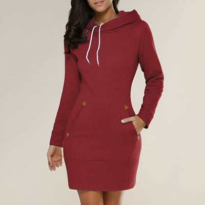 Denise | Casual Hoodie Kleid mit Taschen