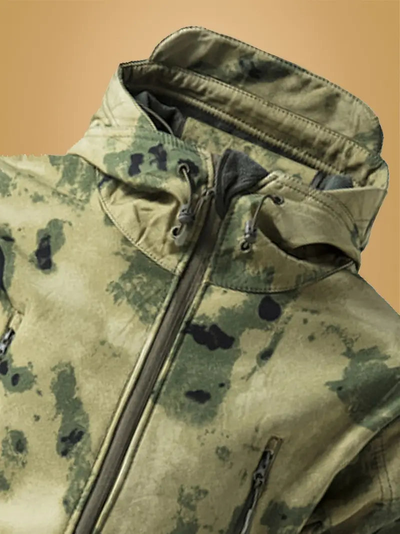 Jeffrey | Armee-Pullover mit Hohem Kragen