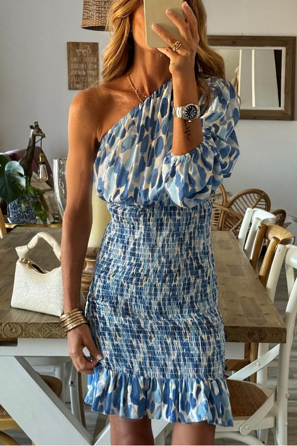 Simona® | Kombiniertes asymmetrisches Kleid