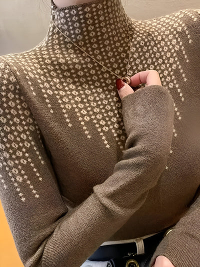 Jerrileen | Schicker Pullover mit Geo-Muster