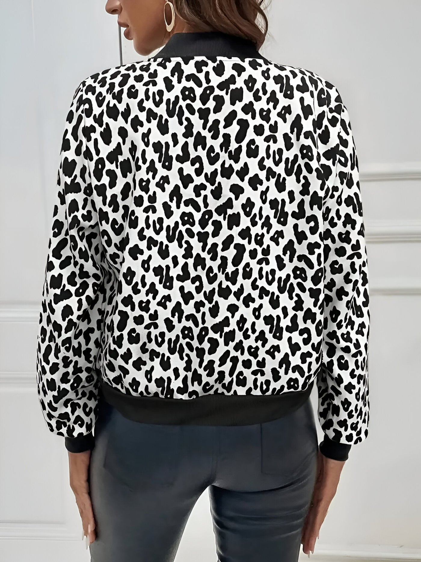 Kerstin | Leopardprint Zip-Up Jacke