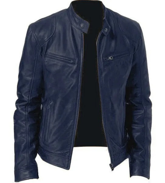 Klassische Lederjacke für Herren