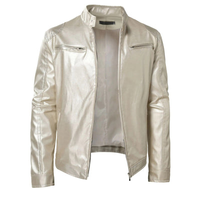 Klassische Lederjacke für Herren