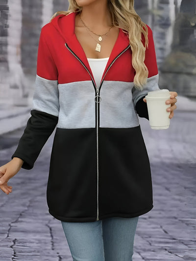 Franziska | Color Block Kapuzenjacke