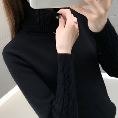 Lily | Gemütlicher Rollkragenpullover für Herbst & Winter