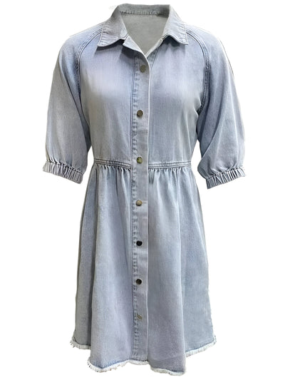 Lynley | Mühelos stilvolles Denim-Kleid