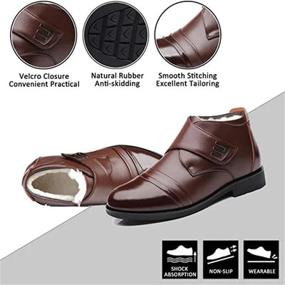 Elegante warme Business-Schuhe Schwarz - Orion