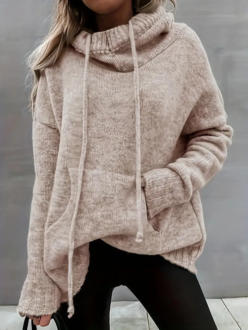 Natala - Strickpullover Mit Kängurutasche