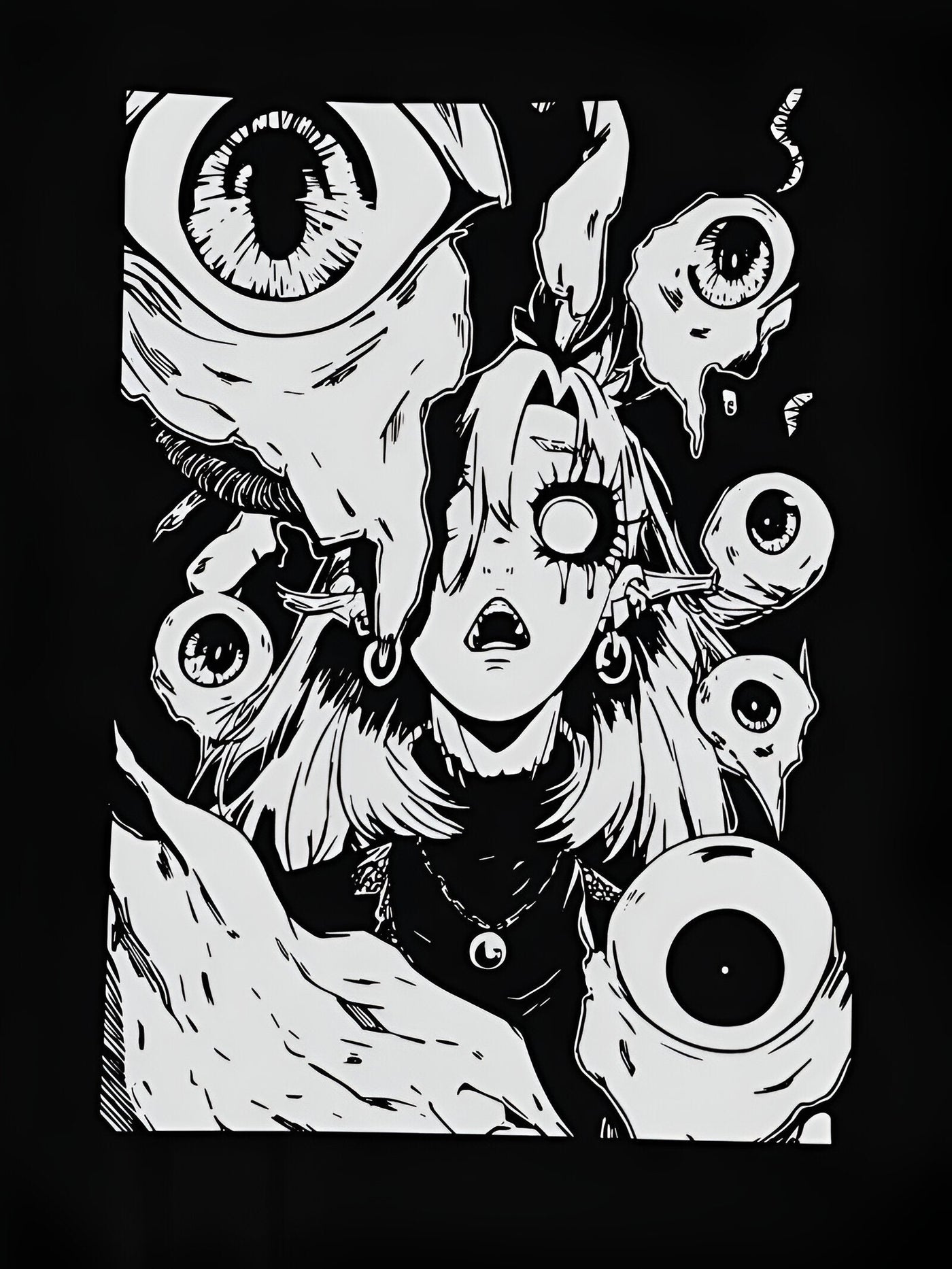 Philomena | Gruseliges Halloween Cartoon Print T-Shirt