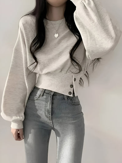 Klaudia | Langärmeliger Strickpullover