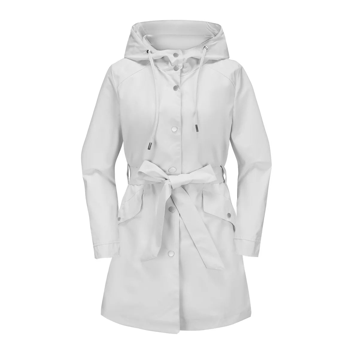 Langer Kapuzenmantel Jacke für Frauen