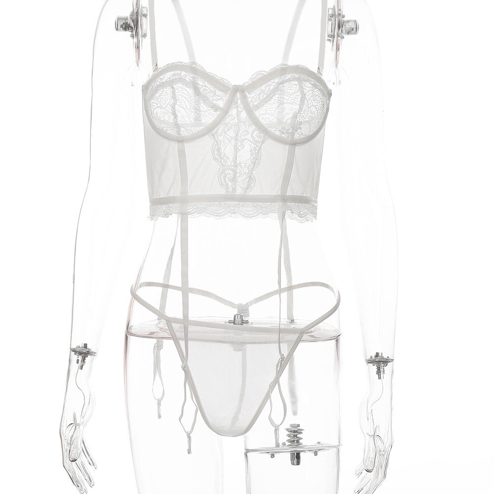 Samantha – Verführerisches Spitzen-Dessous-Set für Damen