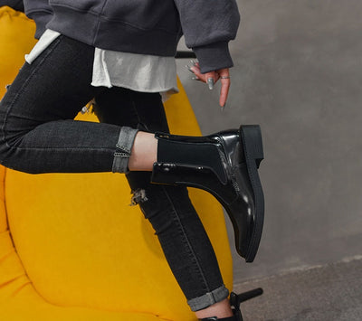 Andrea – Britische Martin-Stiefel aus veganem Leder