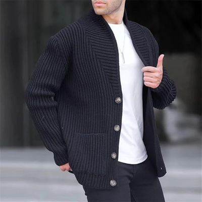 Strick-Cardigan mit Relaxed Fit für Herren