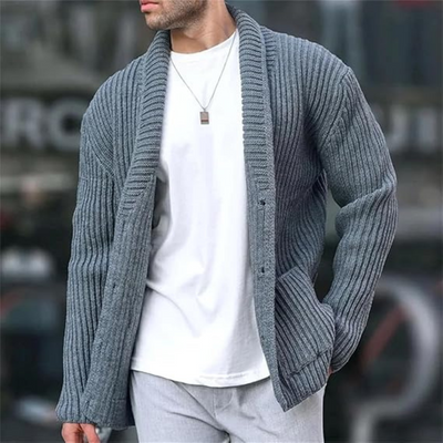 Strick-Cardigan mit Relaxed Fit für Herren