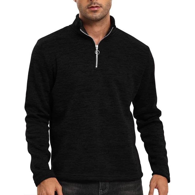 Pullover mit halbem Reißverschluss für Männer
