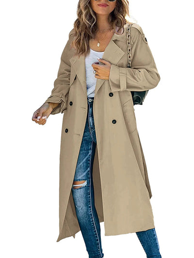 Trenchcoat mit Doppelknopfleiste für Frauen