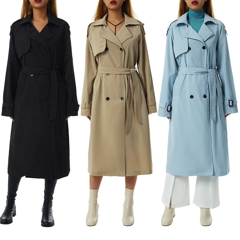 Trenchcoat mit Doppelknopfleiste für Frauen