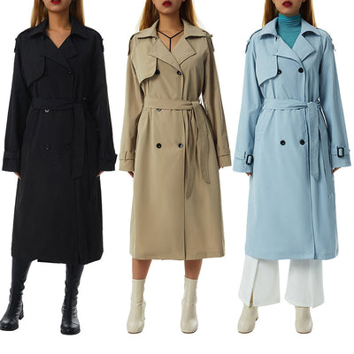 Trenchcoat mit Doppelknopfleiste für Frauen