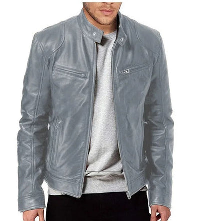 Klassische Lederjacke für Herren