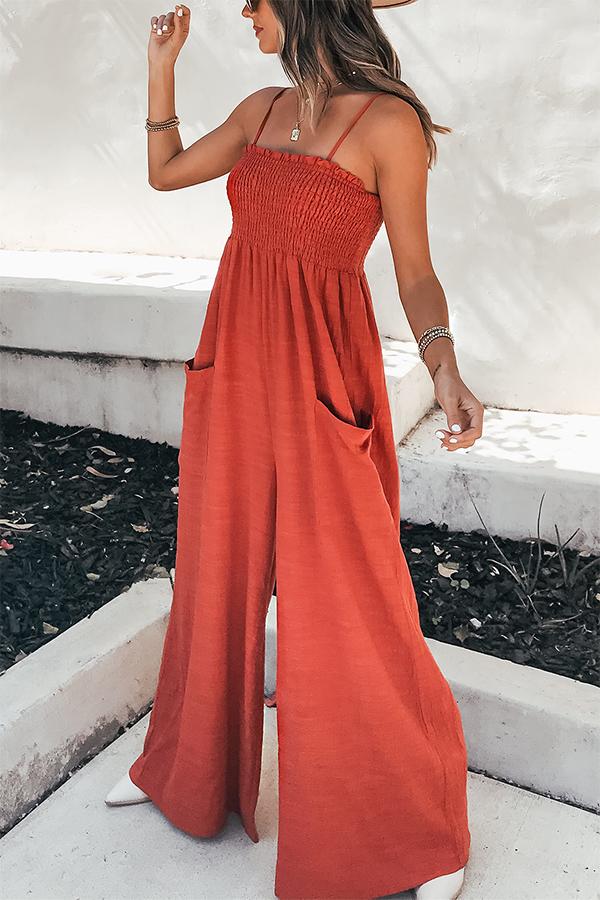 Victoria® | Einfarbiger, lässiger Overall aus Gaze