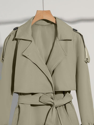 Eleganter Langarm-Trenchcoat für Damen