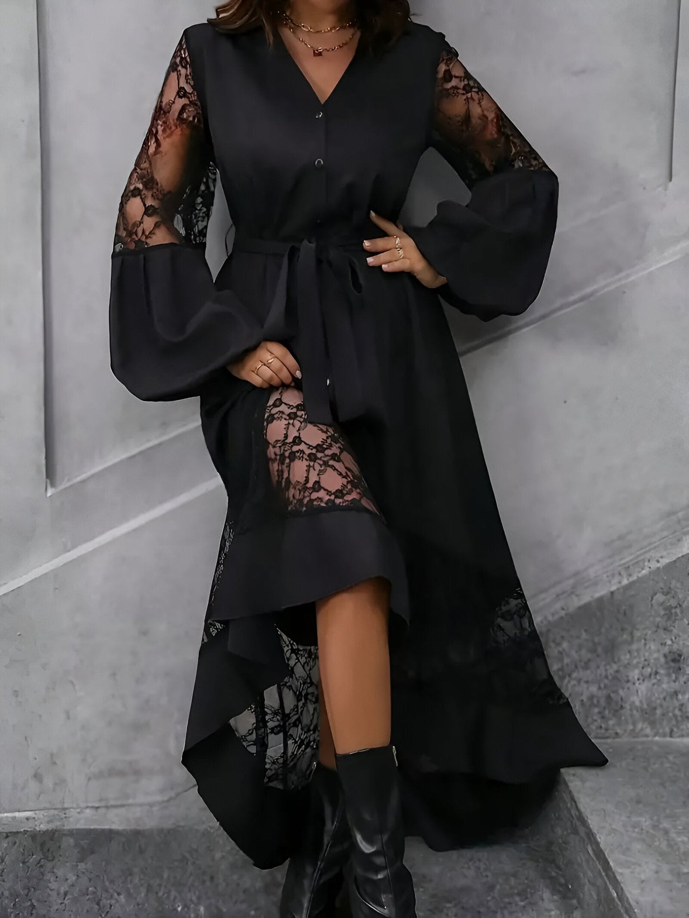 Brynn | Elegantes Damenkleid mit V-Ausschnitt