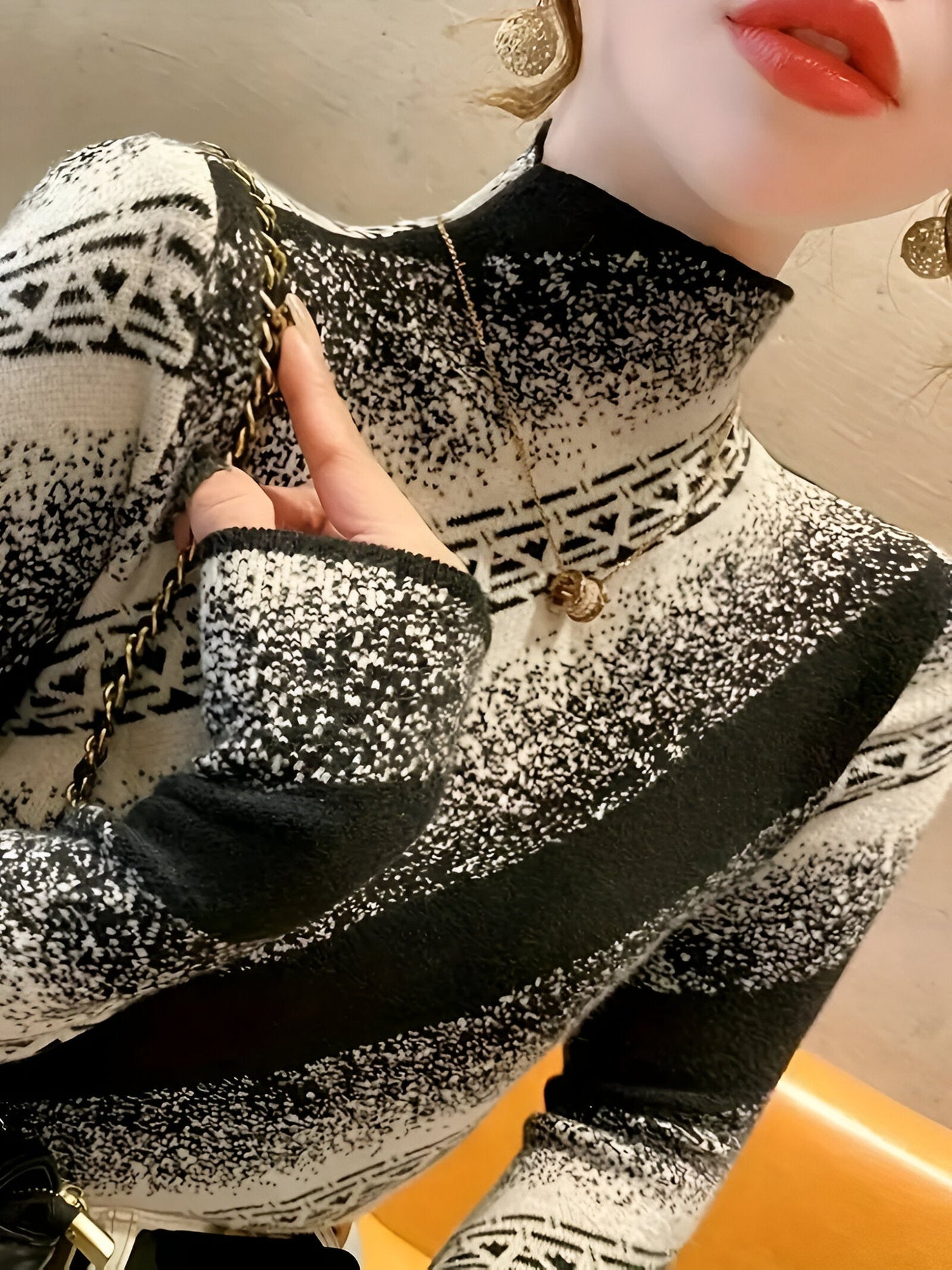 Jolina | Eleganter gestreifter Pullover