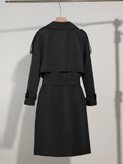 Eleganter Langarm-Trenchcoat für Damen