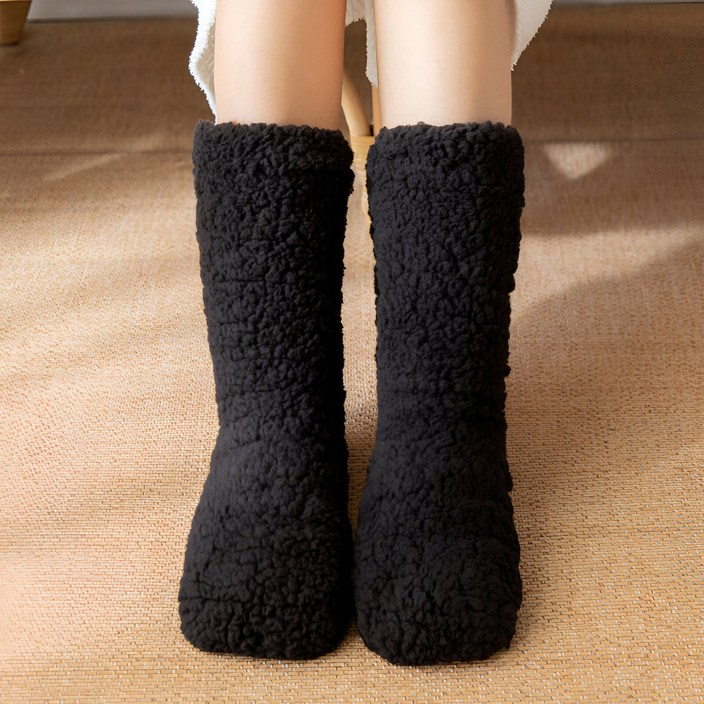 Caroline | Kuschelige Samt-Fleece-Socken für Damen