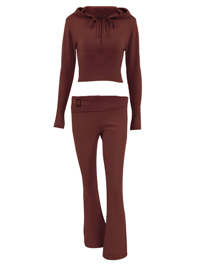 Anka | Bequemer Strick 2-teiliges Tracksuit