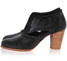 Lily – Spitzlederstiefel mit seitlichem Reißverschluss