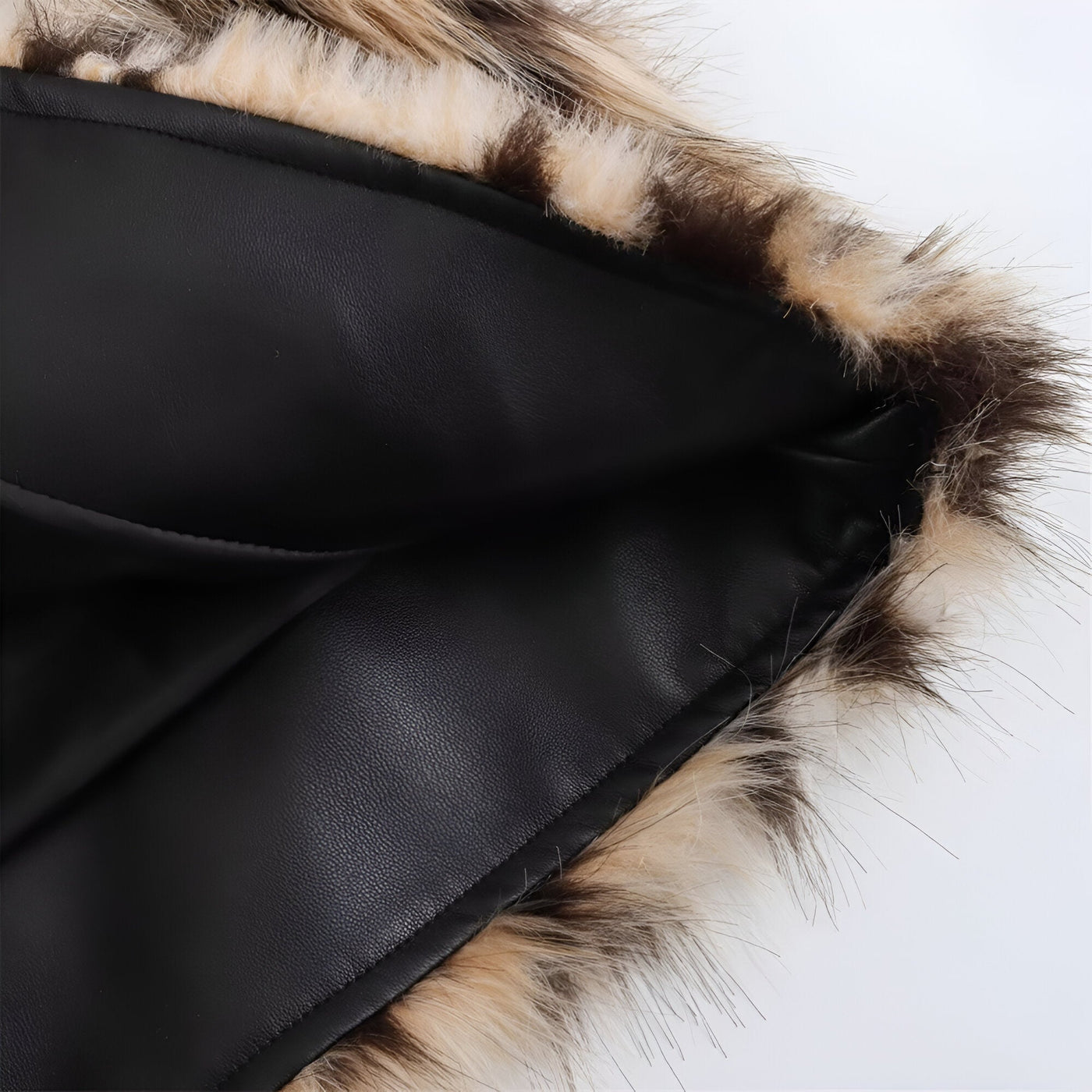 Pauline | Trendiger Leopard-Print Wintermantel