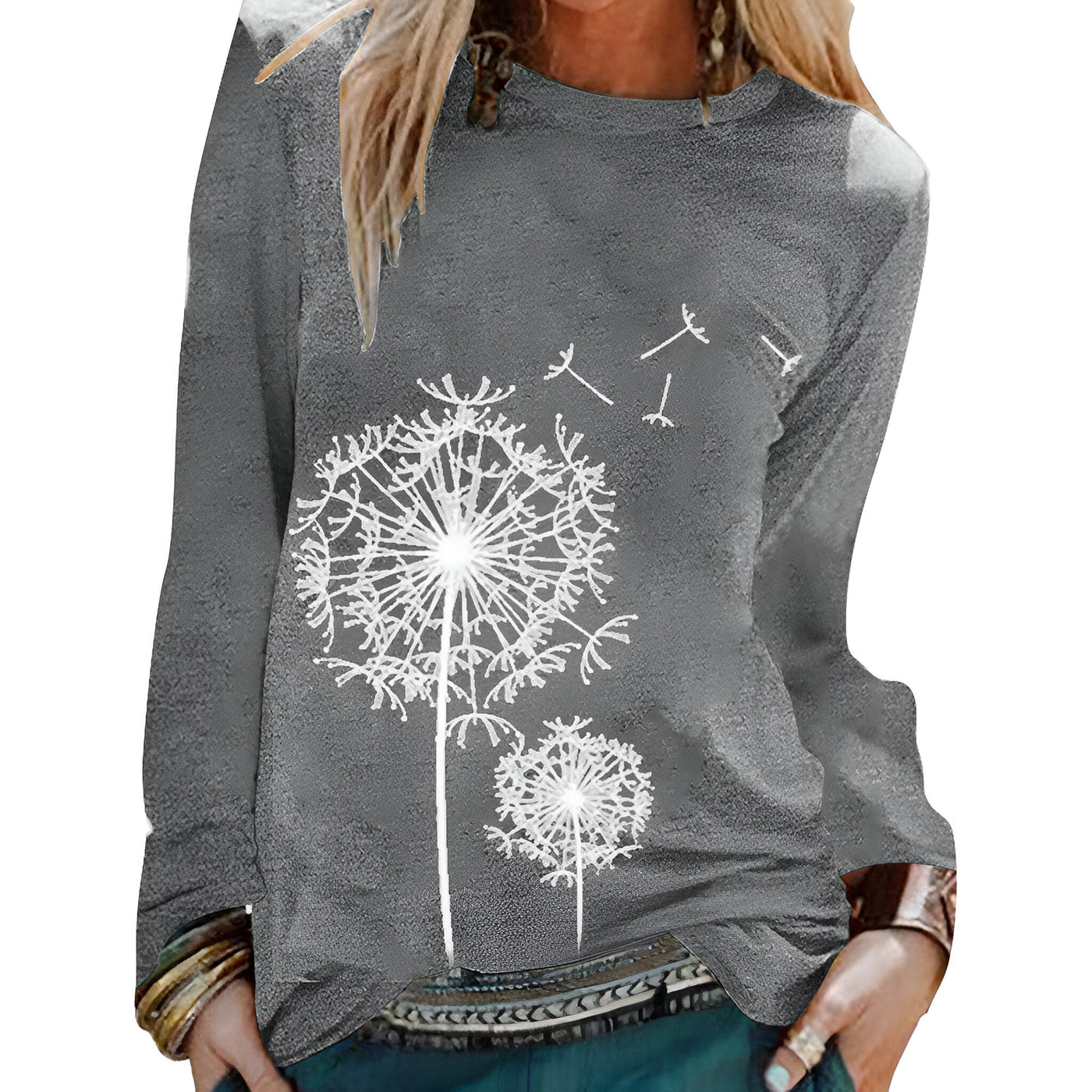 Roswitha | Stylische Langarm Tunika-Bluse