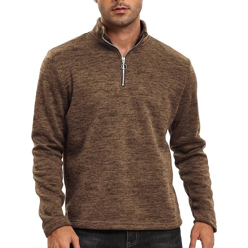 Pullover mit halbem Reißverschluss für Männer