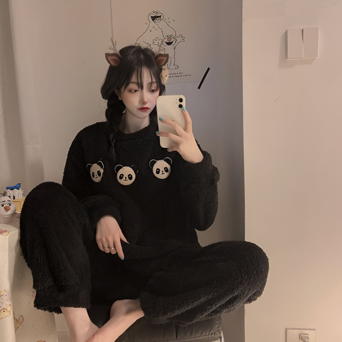 Gerda | Kuscheliges Fleece-Pyjama-Set