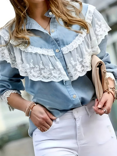 Livvy | Mühelos elegantes Denim-Shirt