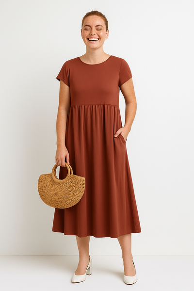 Munia - Minimalistisch, feminin und bequem - Lässiges Kleid